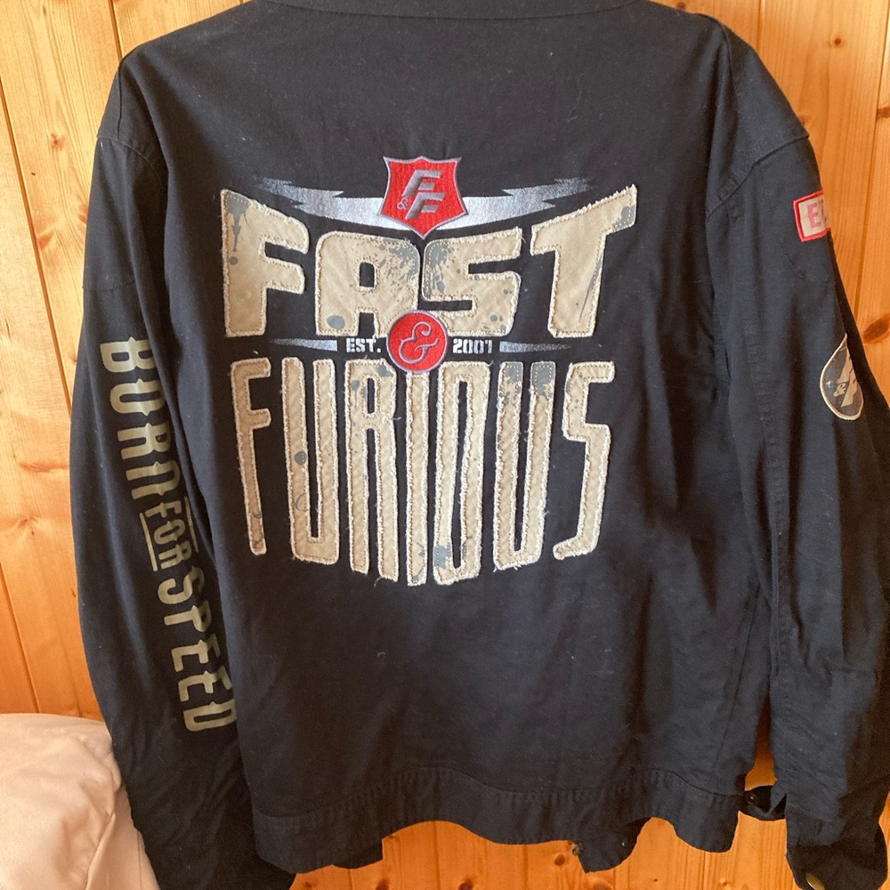 Black Fast and Furious jacket /Disney exclusive